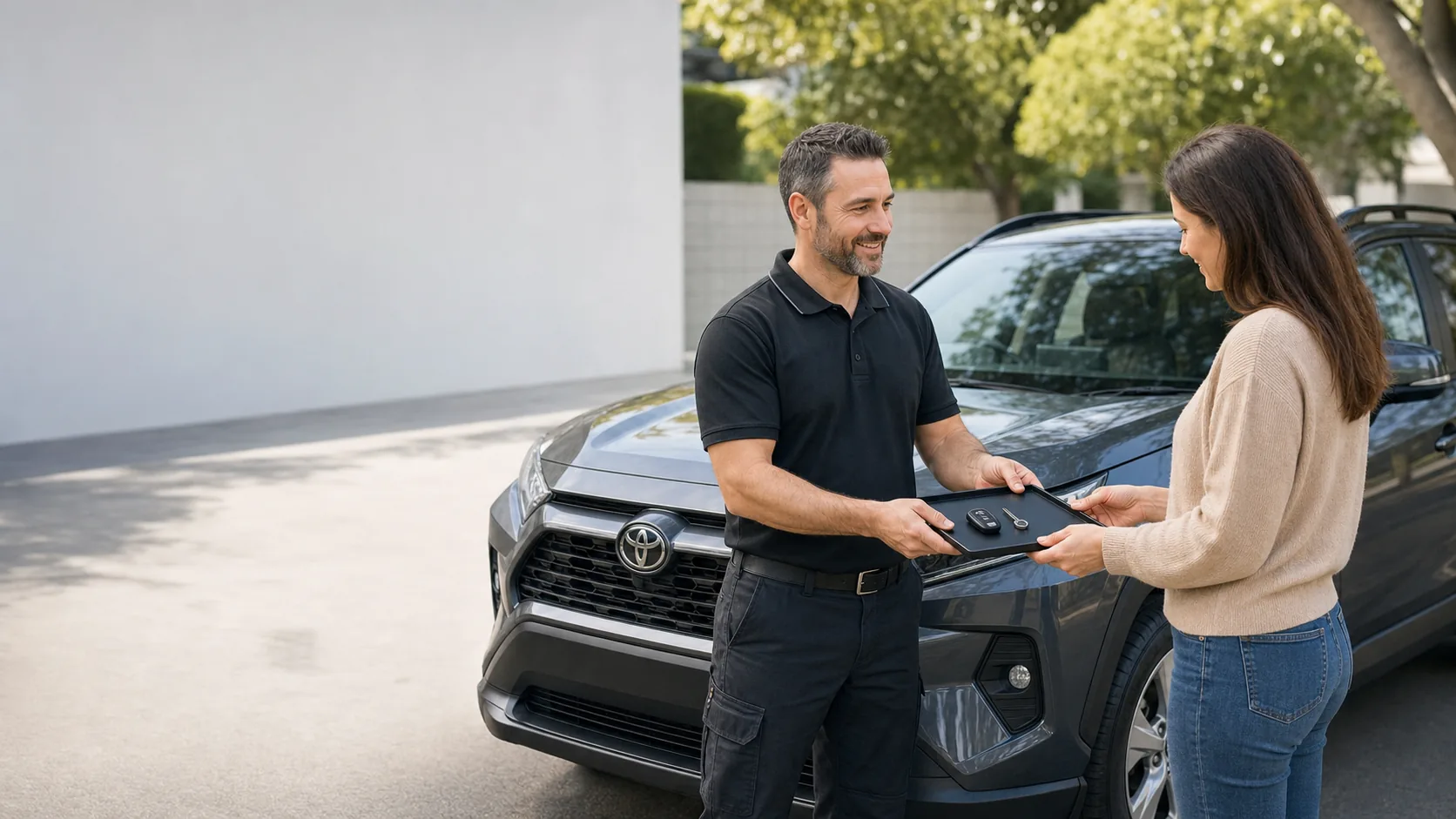 Automotive car key replacement service for a supported vehicle in Melbourne