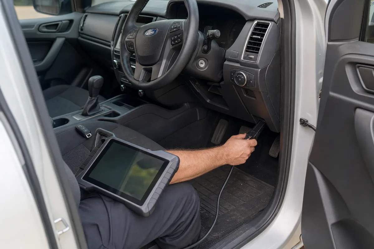Transponder car key programming by a mobile automotive locksmith in Melbourne